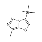 3-Methyl-6-trimethylsilyltriazolothiazole Structure