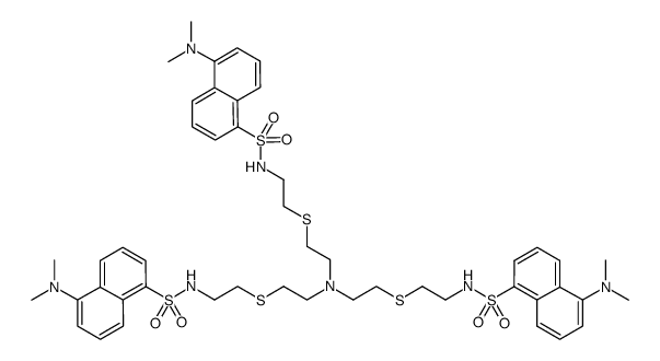 N,N',N''-[硝菌(2,1-乙二硫基-2,1-乙二基)]三[5-(二甲氨基)-1-萘磺酰胺图片