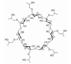 Hydroxypropyl-beta-Cyclodextrin structure