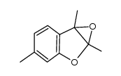 2,3-dihydro-2,3,6-trimethyl-2,3-epoxybenzofuran结构式