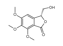 (R)-3-(hydroxymethyl)-5,6,7-trimethoxyisobenzofuran-1(3H)-one Structure