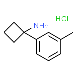 1-(间甲苯基)环丁-1-胺盐酸盐结构式