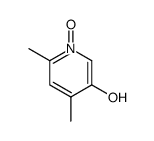 3-Pyridinol,4,6-dimethyl-,1-oxide(9CI) Structure