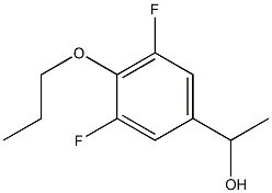 1-(3,5-difluoro-4-propoxyphenyl)ethanol structure