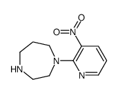 1-(3-Nitro-pyridin-2-yl)-[1,4]diazepane structure