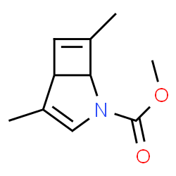 2-Azabicyclo[3.2.0]hepta-3,6-diene-2-carboxylic acid,4,7-dimethyl-,methyl ester structure