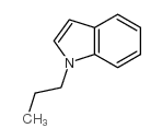 1-丙基-1H-吲哚结构式