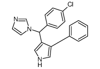 1-[(4-chlorophenyl)-(4-phenyl-1H-pyrrol-3-yl)methyl]imidazole Structure