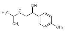 (+/-)-4-methyl-alpha-(isopropylaminomethyl)benzyl alcohol structure