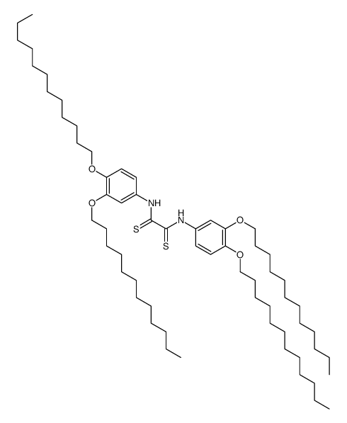 N,N'-bis(3,4-didodecoxyphenyl)ethanedithioamide Structure