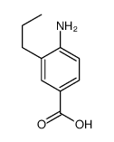 4-amino-3-propylbenzoic acid Structure