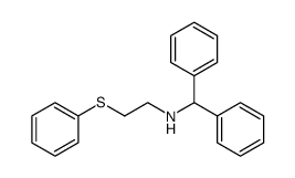 N-benzhydryl-2-(phenylthio)ethan-1-amine Structure