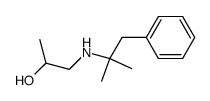 1-[(α,α-Dimethylphenethyl)amino]-2-propanol Structure