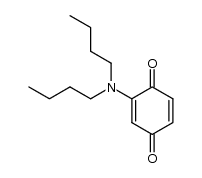 2-Di-n-butylamino-p-benzochinon Structure