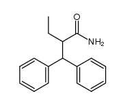 2-benzhydryl-butyric acid amide结构式