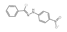 N-(4-硝基苯基)苯羰基亚肼酰氯结构式