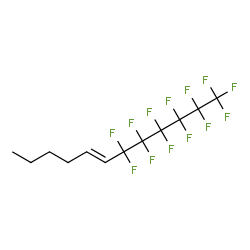 1-(PERFLUORO-N-HEXYL)HEXENE-1 structure