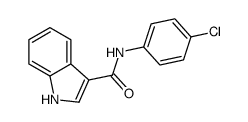 N-(4-chlorophenyl)-1H-indole-3-carboxamide Structure