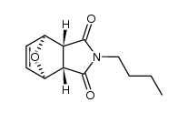 2-butyl-3α,4,7,7α-tetrahydro-4,7-epoxy-1H-isoindole-1,3(2H)-dione结构式