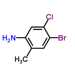 4-Bromo-5-chloro-2-methylaniline Structure