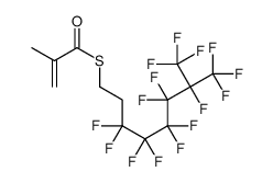 2-Methylpropenethioic acid S-[3,3,4,4,5,5,6,6,7,8,8,8-dodecafluoro-7-(trifluoromethyl)octyl] ester结构式