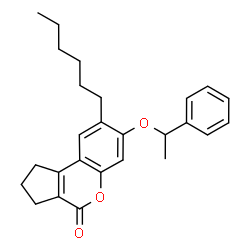 8-hexyl-7-(1-phenylethoxy)-2,3-dihydro-1H-cyclopenta[c]chromen-4-one picture