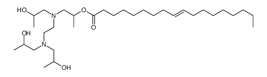 1-[2-[bis(2-hydroxypropyl)amino]ethyl-(2-hydroxypropyl)amino]propan-2-yl octadec-9-enoate Structure