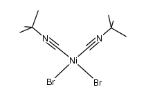 Ni(CNC4H9-t)2Br2 Structure