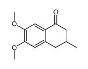 6,7-dimethoxy-3-methyl-3,4-dihydro-2H-naphthalen-1-one Structure