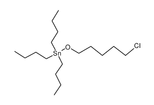 tributyl((5-chloropentyl)oxy)stannane Structure