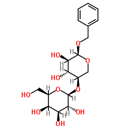 Benzyl 4-O-β-D-galactopyranosyl-α-D-xylopyranoside Structure