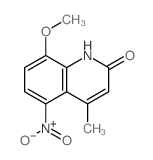 8-methoxy-4-methyl-5-nitro-1H-quinolin-2-one picture