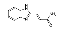 2-Propenamide,3-(1H-benzimidazol-2-yl)-(9CI) Structure