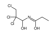 N-(2,2,3-trichloro-1-hydroxypropyl)propanamide Structure