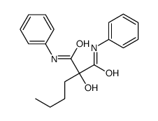 2-butyl-2-hydroxy-N,N'-diphenylpropanediamide结构式