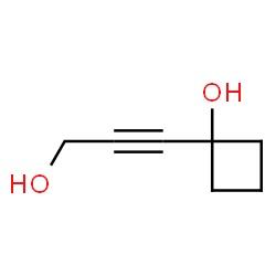 Cyclobutanol, 1-(3-hydroxy-1-propynyl)- (9CI) Structure