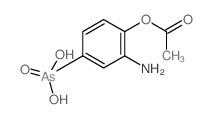 (4-acetyloxy-3-amino-phenyl)arsonic acid结构式