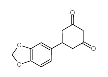 5-[3,4-(甲二氧基)苯基]-1,3-环己二酮结构式