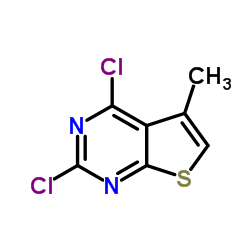 2,4-Dichloro-5-methylthieno[2,3-d]pyrimidine Structure