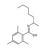 N-heptan-2-yl-2,4,6-trimethylbenzenecarbothioamide结构式