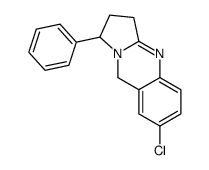 7-chloro-1-phenyl-1,2,3,9-tetrahydropyrrolo[2,1-b]quinazoline结构式