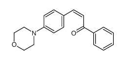 (E)-3-(4-morpholin-4-ylphenyl)-1-phenylprop-2-en-1-one结构式