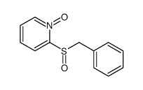 2-benzylsulfinyl-1-oxidopyridin-1-ium Structure