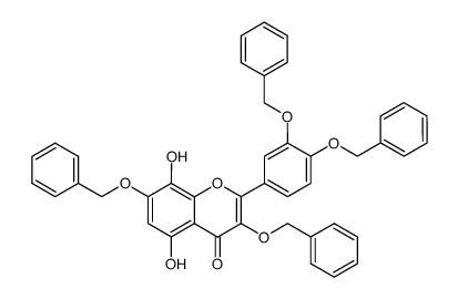 3,3',4',7-Tetrakis(benzyloxy)-5,8-dihydroxyflavon Structure