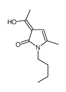 1-butyl-3-(1-hydroxyethylidene)-5-methylpyrrol-2-one Structure