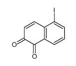 5-iodonaphthalene-1,2-dione结构式