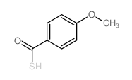 4-methoxybenzenecarbothioic acid Structure