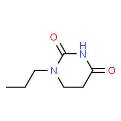 2,4(1H,3H)-Pyrimidinedione,dihydro-1-propyl-(9CI) structure