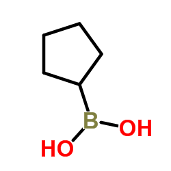 Cyclopentylboronic acid Structure