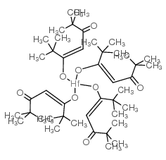 Tetrakis(dipivaloylmethanato)hafnium Structure